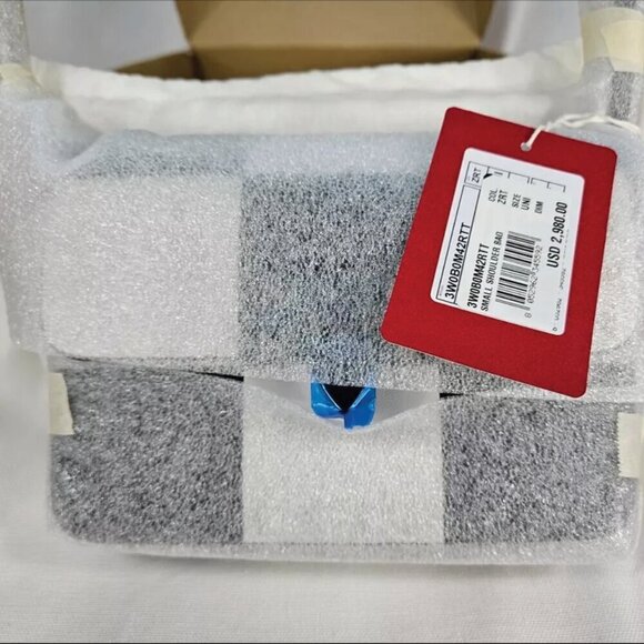 Valentino Garavani Small Rockstud Chess Leather Shoulder Bag MSRP $2,980 NWT - Picture 5 of 10